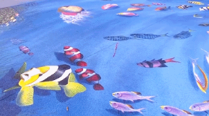 3D彩绘路面展示内容